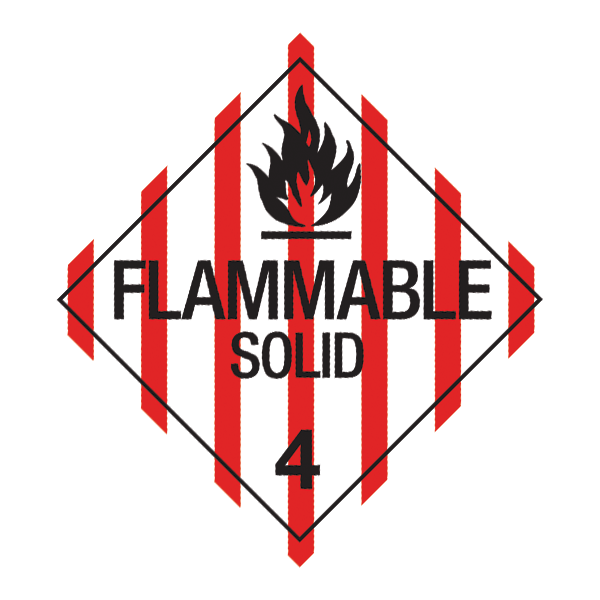 Flammable Solid Dfo Labels