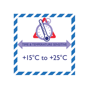 Time and Temperature Sensitive 15-25 deg – DFO Labels